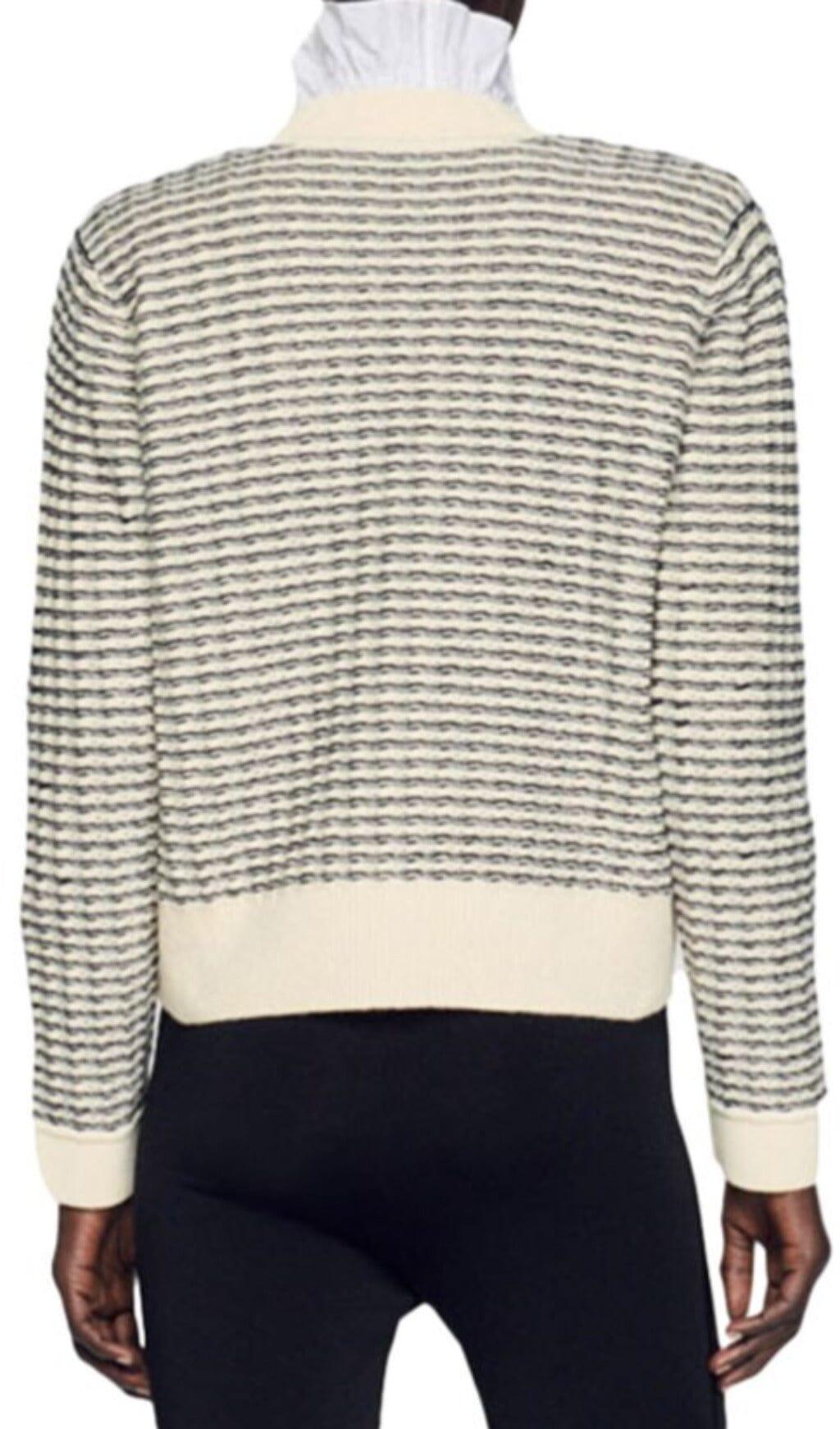 CARDIGAN A RIGHE OTTOBRE 