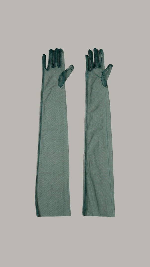 AIIZIE GREEN MESH GLOVES - product image