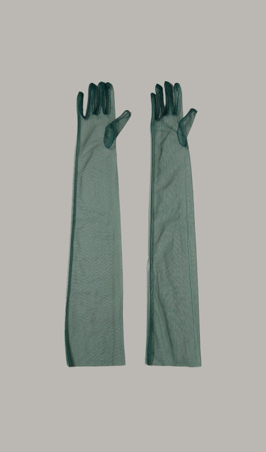 AIIZIE GREEN MESH GLOVES - product image
