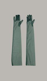 GREEN MESH GLOVES