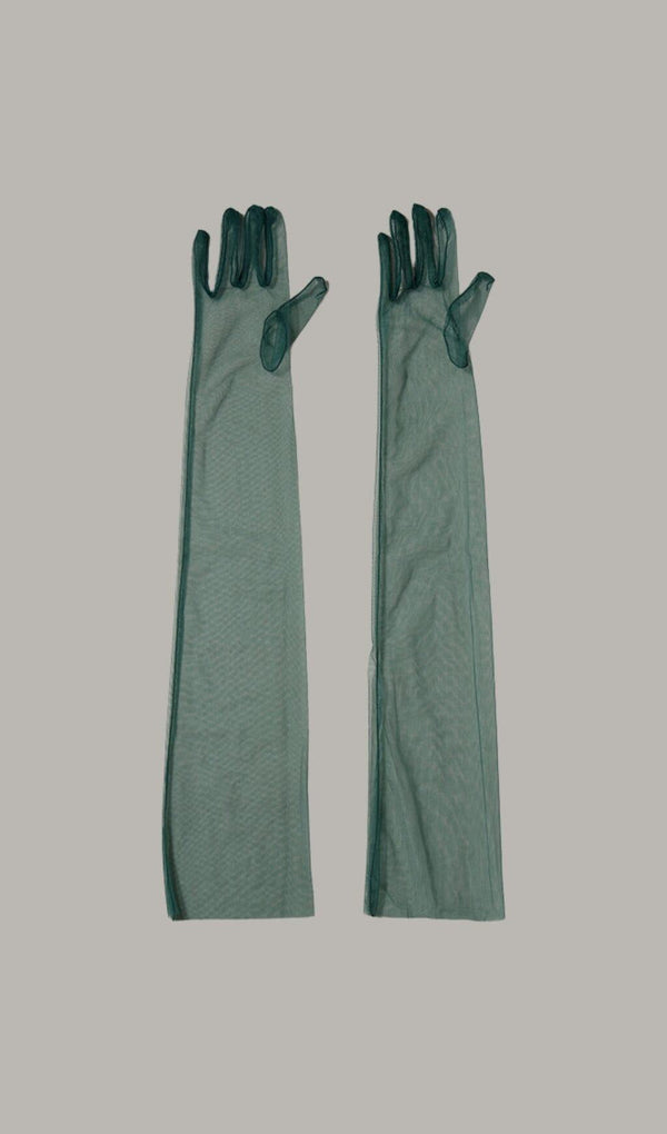 GREEN MESH GLOVES