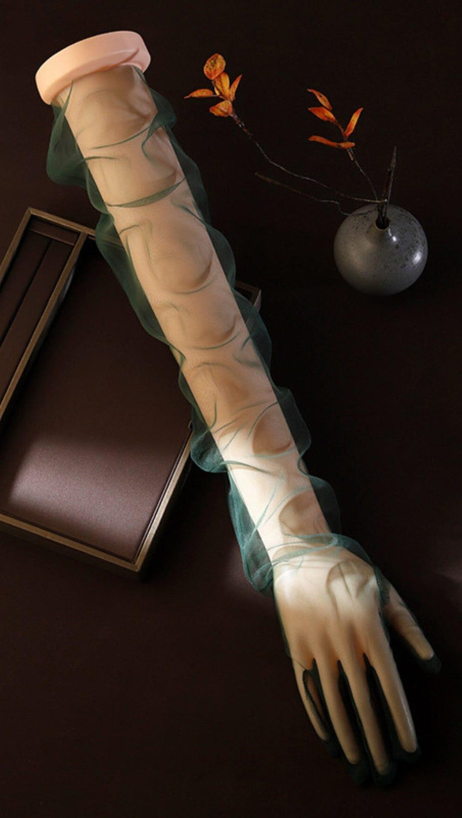 GRÜNE NETZHANDSCHUHE