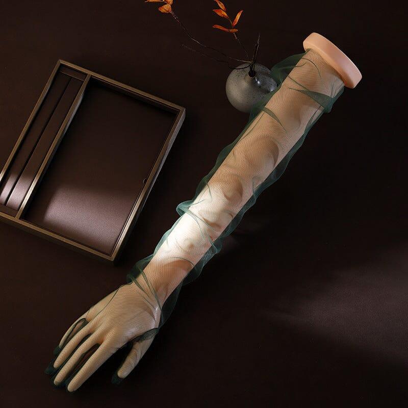 AIIZIE GREEN MESH GLOVES - product image