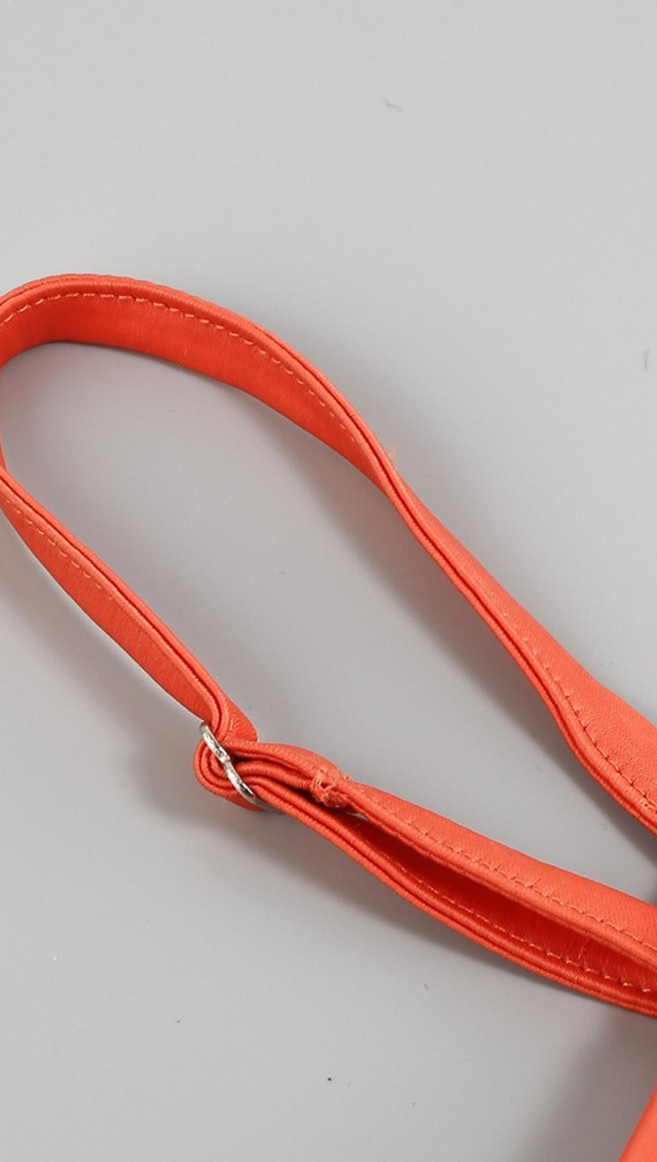 SATIN RUCHED MINI DRESS IN ORANGE