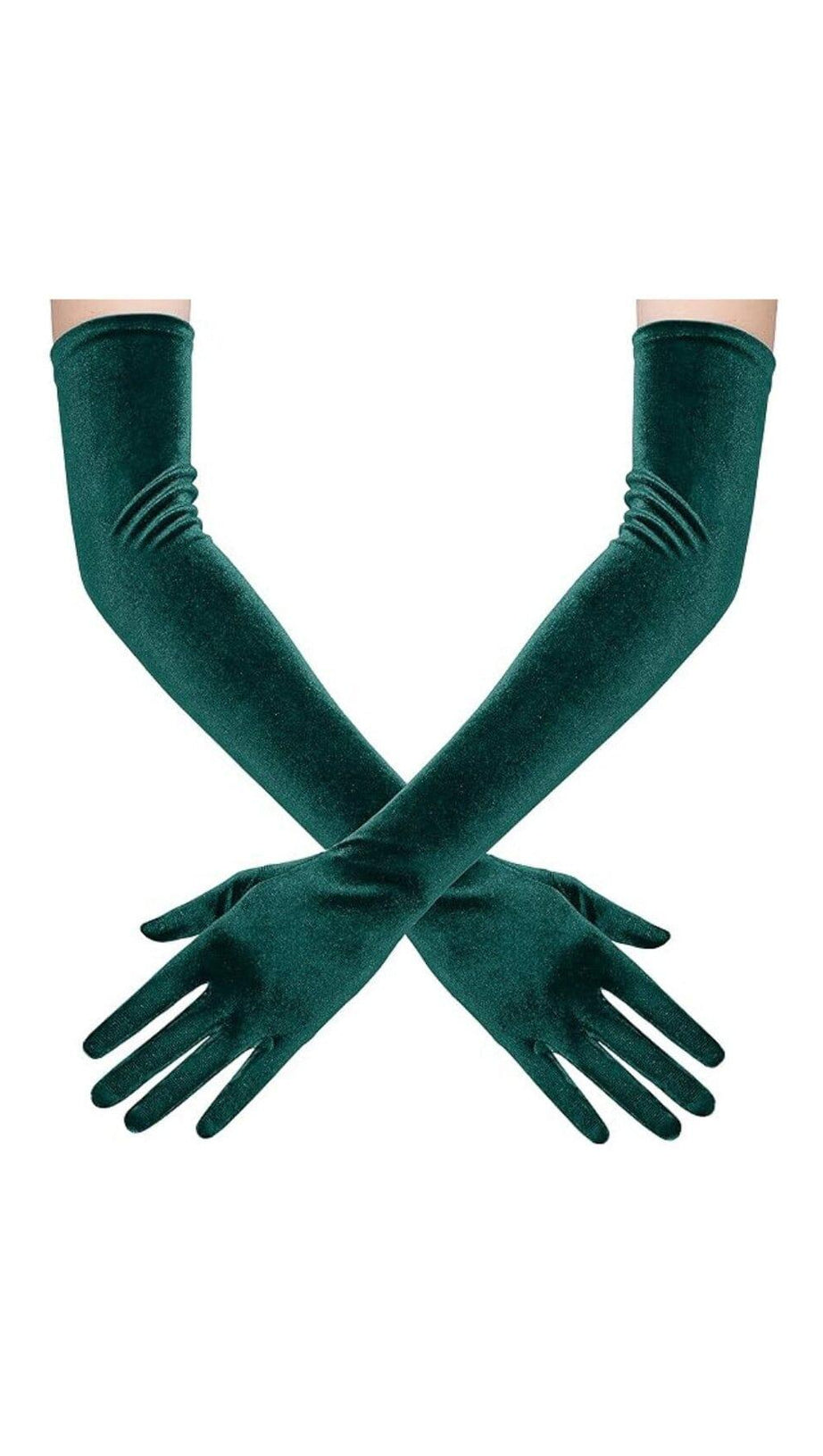 GUANTI DI VELLUTO VERDE
