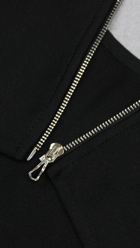 HOLLOW SLEEVELESS HOT RHINESTONE TOP & DRESS SET