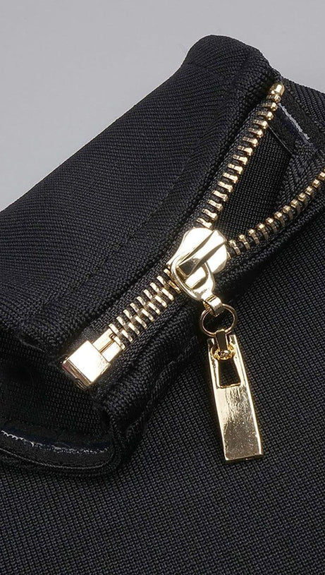 JACQUARD ONE SHOULDER STRETCH MAXI DRESS