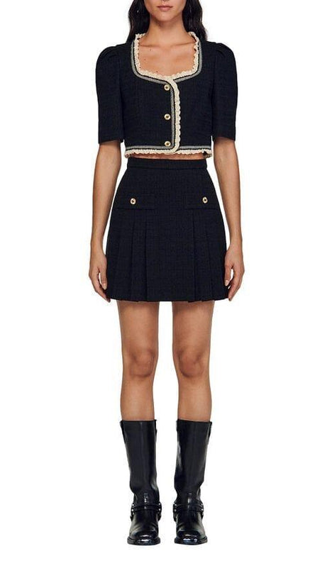 KATY TWEED CROPPED TOP