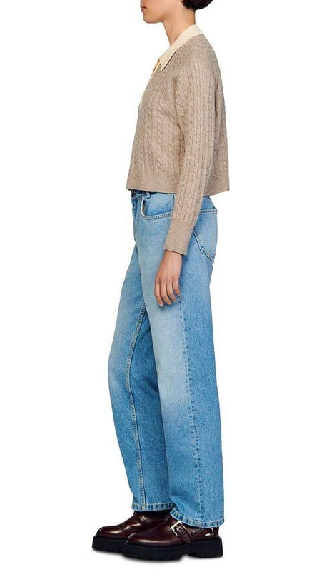 KEITHY RUFFLED TWEED SKIRT