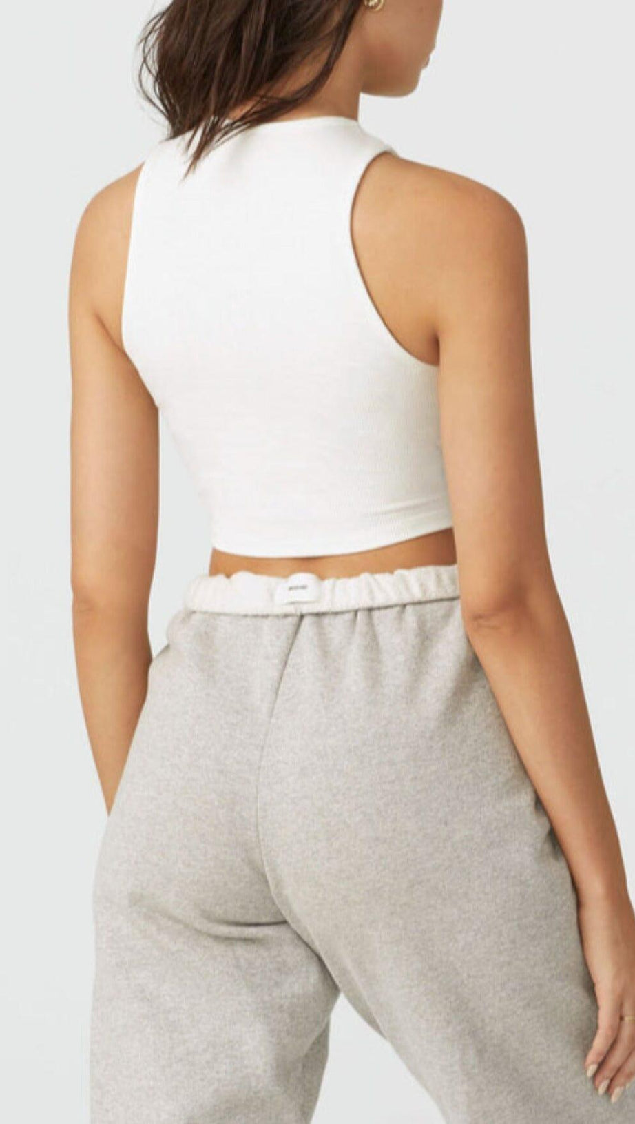 CANOTTA CORTA CON LACCI