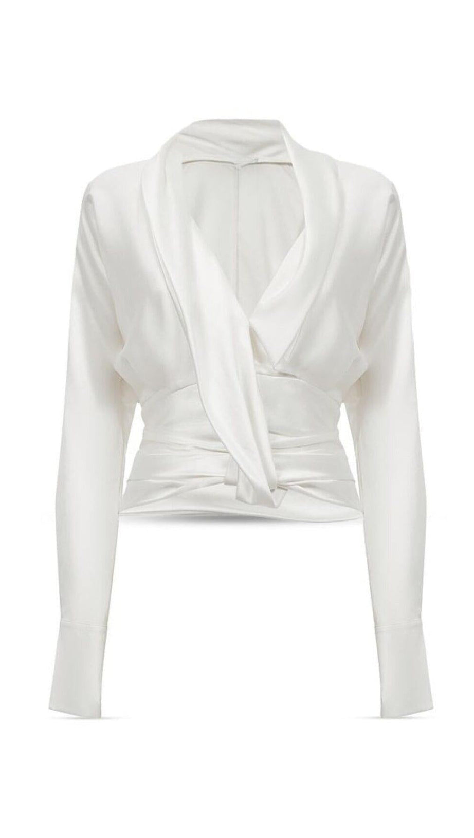 LAILA SMOKINGBLUSE AUS SEIDE 