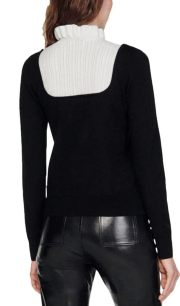 LENY MOCK NECK SWEATER