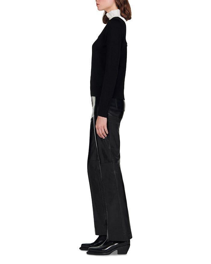 AIIZIE LENY MOCK NECK SWEATER - product image