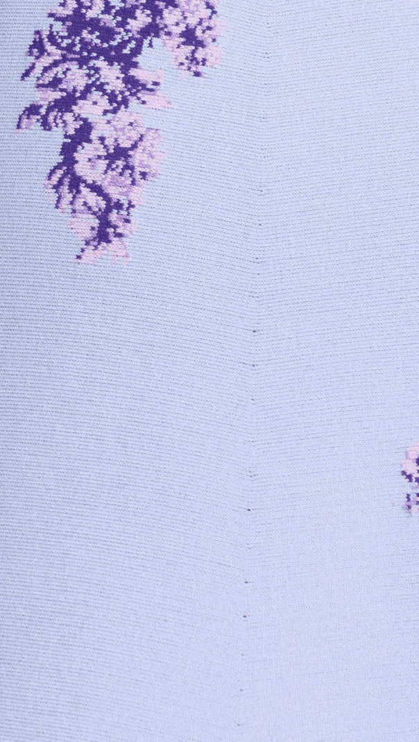 AIIZIE LILAC JACQUARD SLEEVELESS MINI DRESS - product image