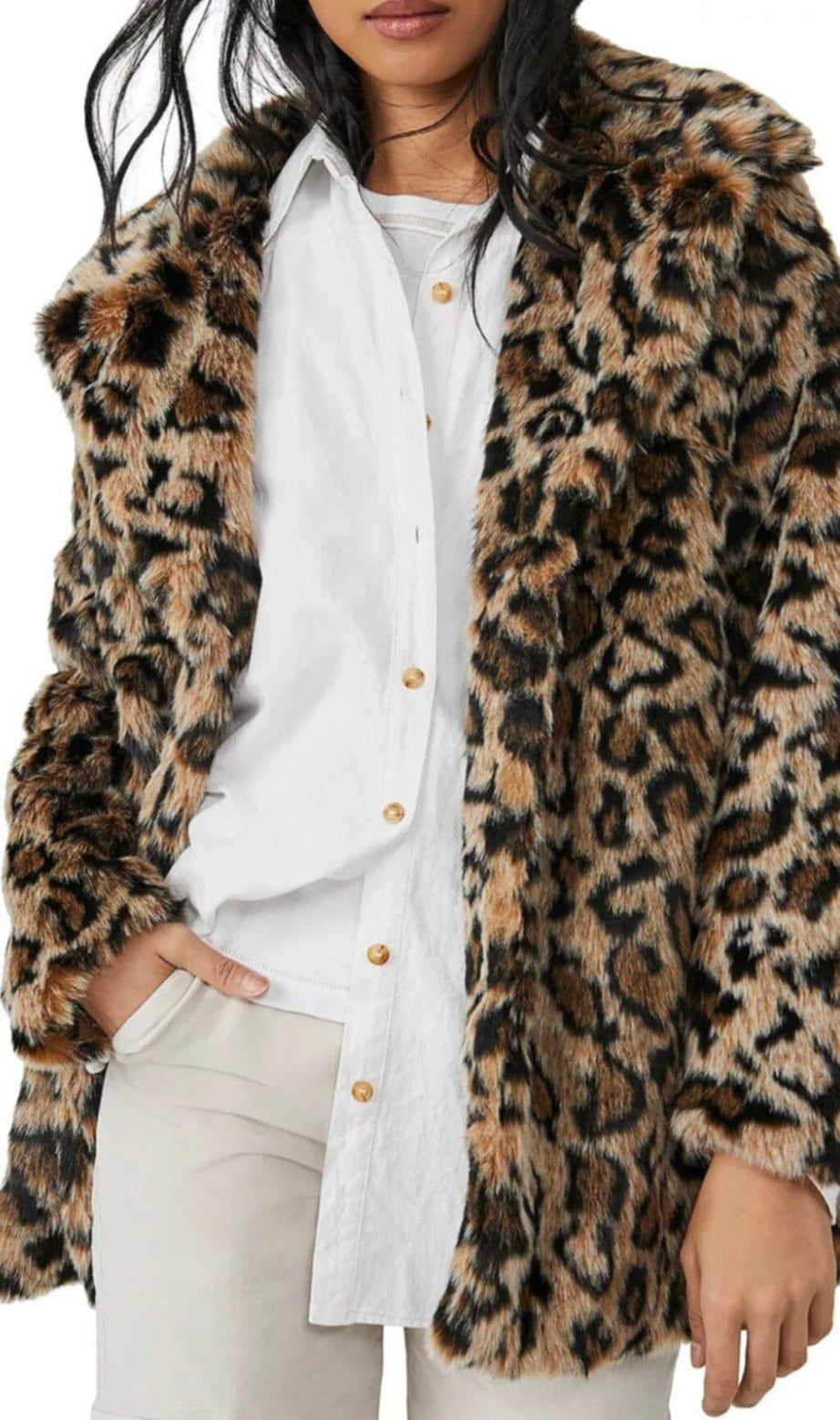 LOLA LEOPARD BLAZERMANTEL 