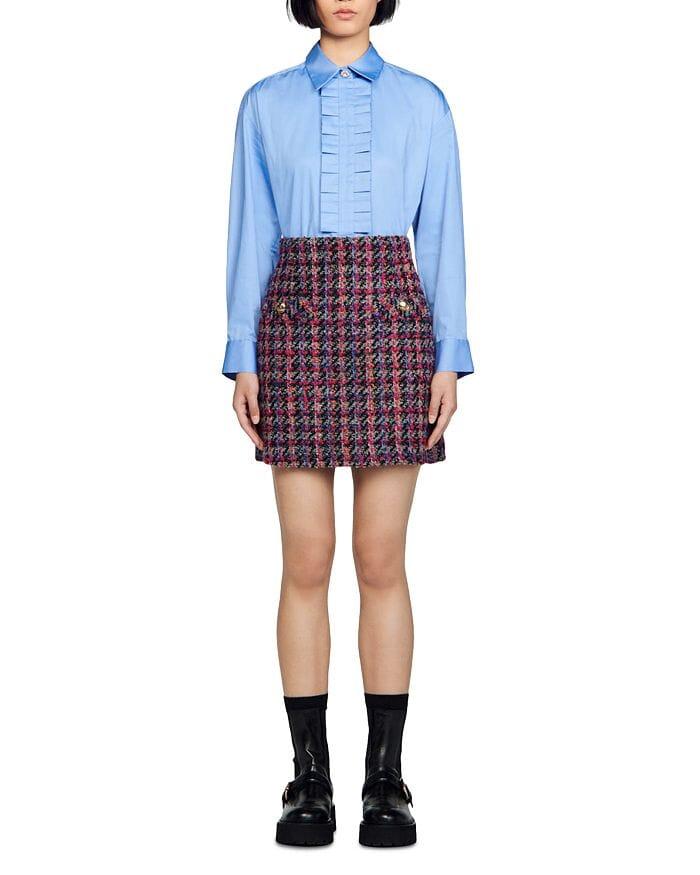 AIIZIE LOLY TWEED MINI SKIRT - product image