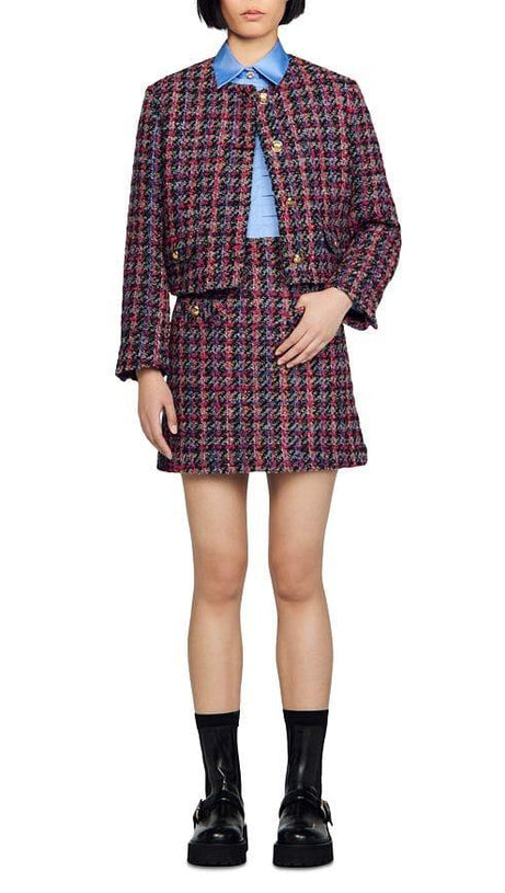 LOLY TWEED MINI SKIRT