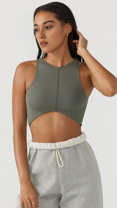 CURVE CROP TANK