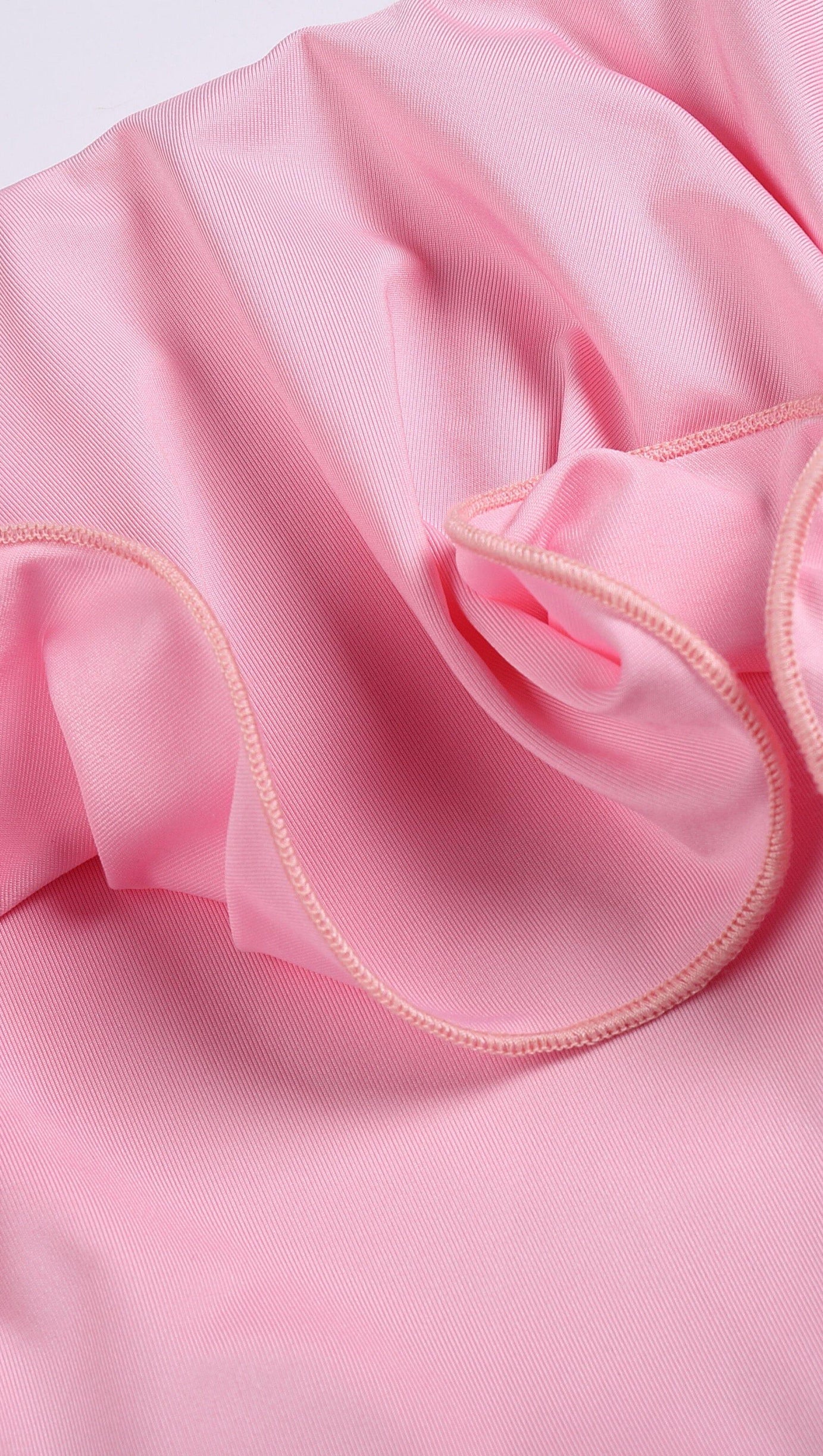 DEEP V-NECK RUFFLED FLORAL EMBELLISHED MAXI DRESS