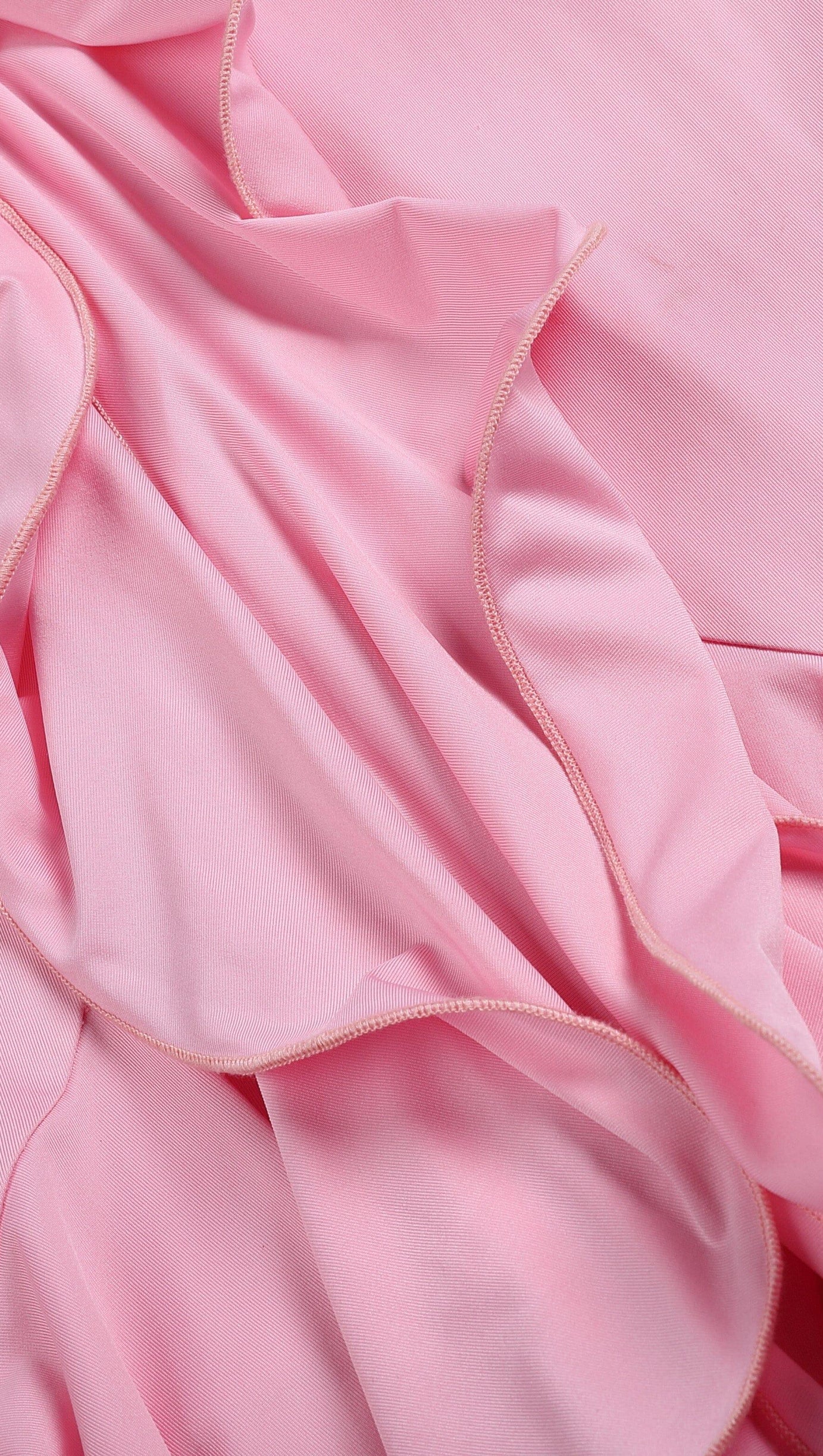 DEEP V-NECK RUFFLED FLORAL EMBELLISHED MAXI DRESS