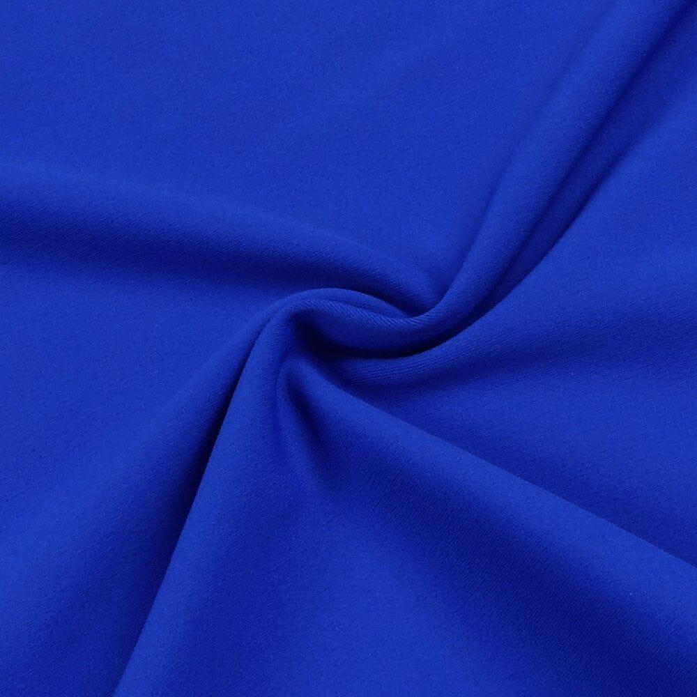 ABITO CORSETTO IN RASO SPACCATO BLU