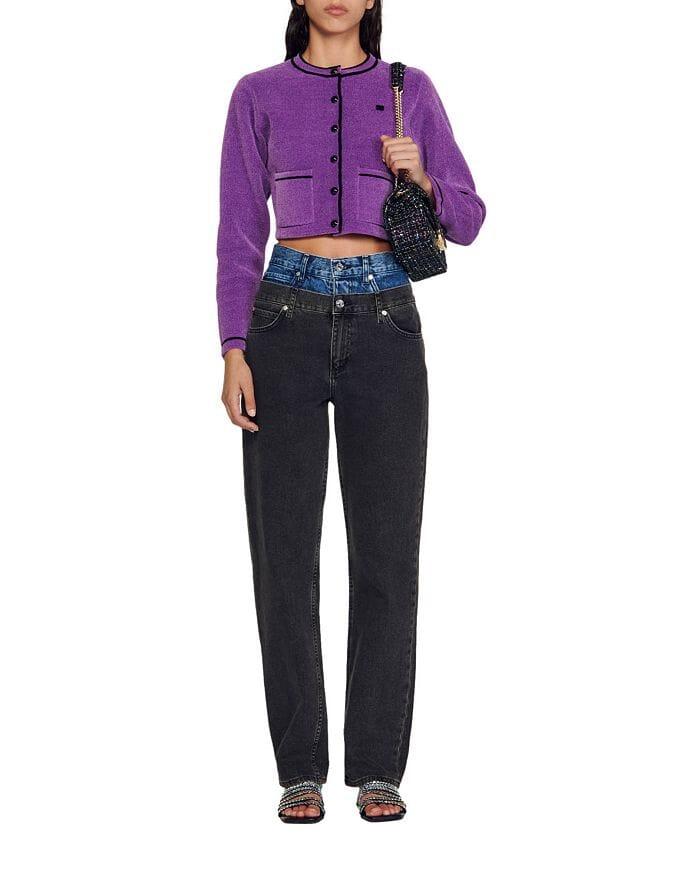 Firsty Cropped Cardigan Sweater