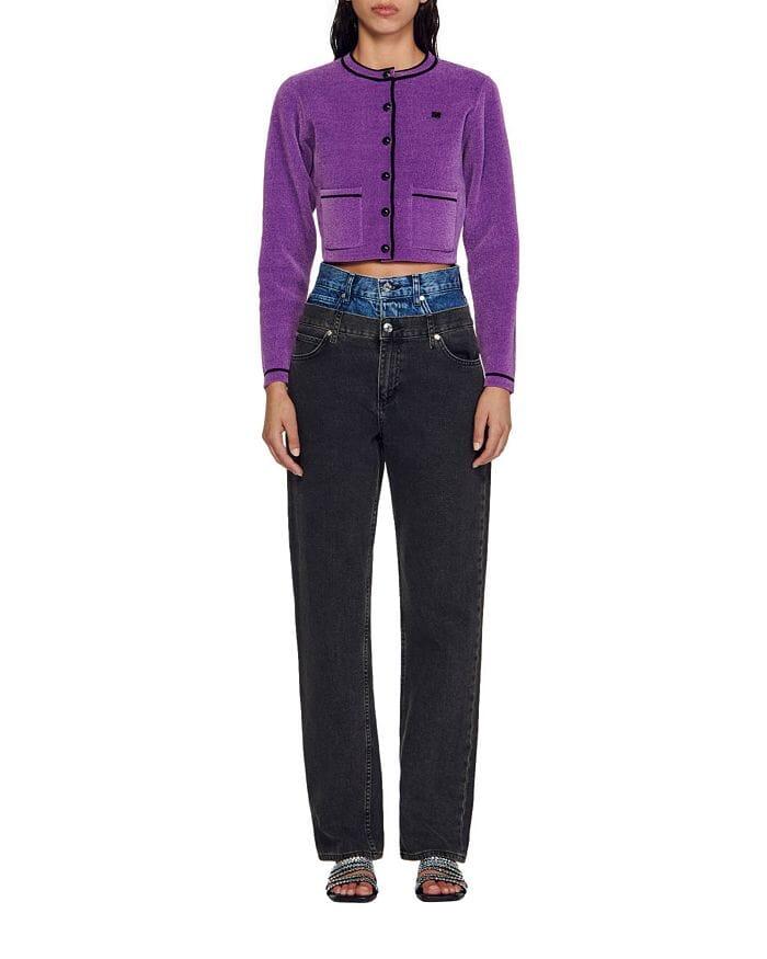 Firsty Cropped Cardigan Sweater