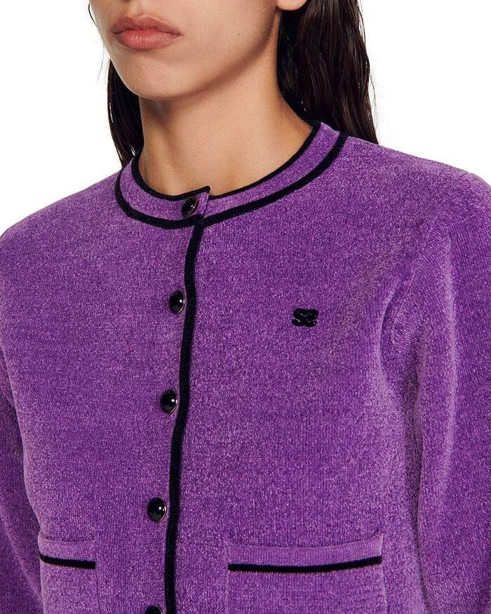 Firsty Cropped Cardigan Sweater