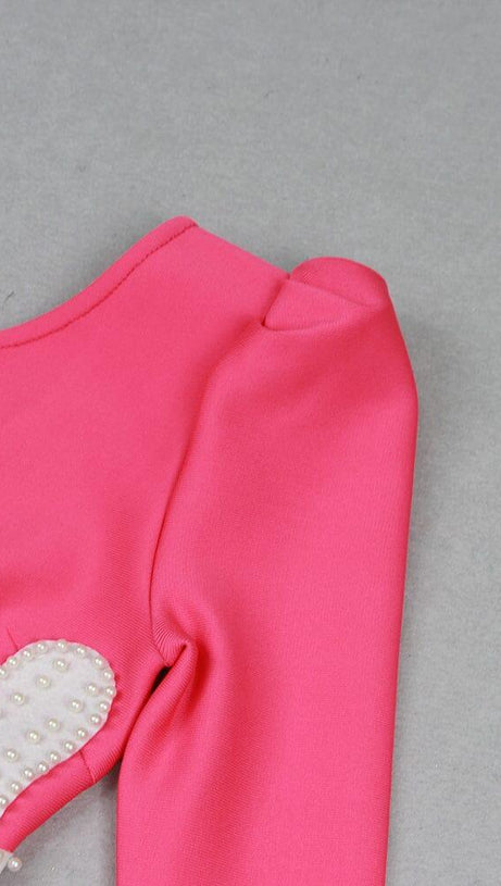 FLORAL ONE SHOULDER LONG SLEEVE MIDI DRESS