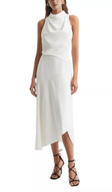 GIANA MIDI DRESS IN WHITE