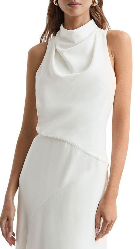 GIANA MIDI DRESS IN WHITE