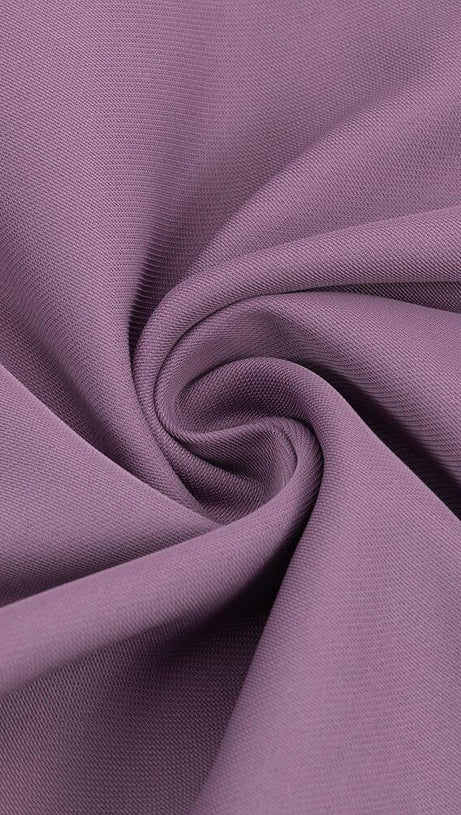 V NECK DIAMOND JUMPSUIT IN PURPLE