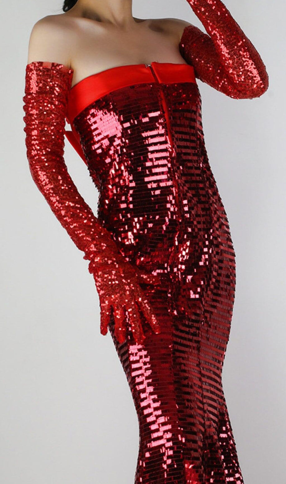 GUANTI CON PAILLETTES BLING