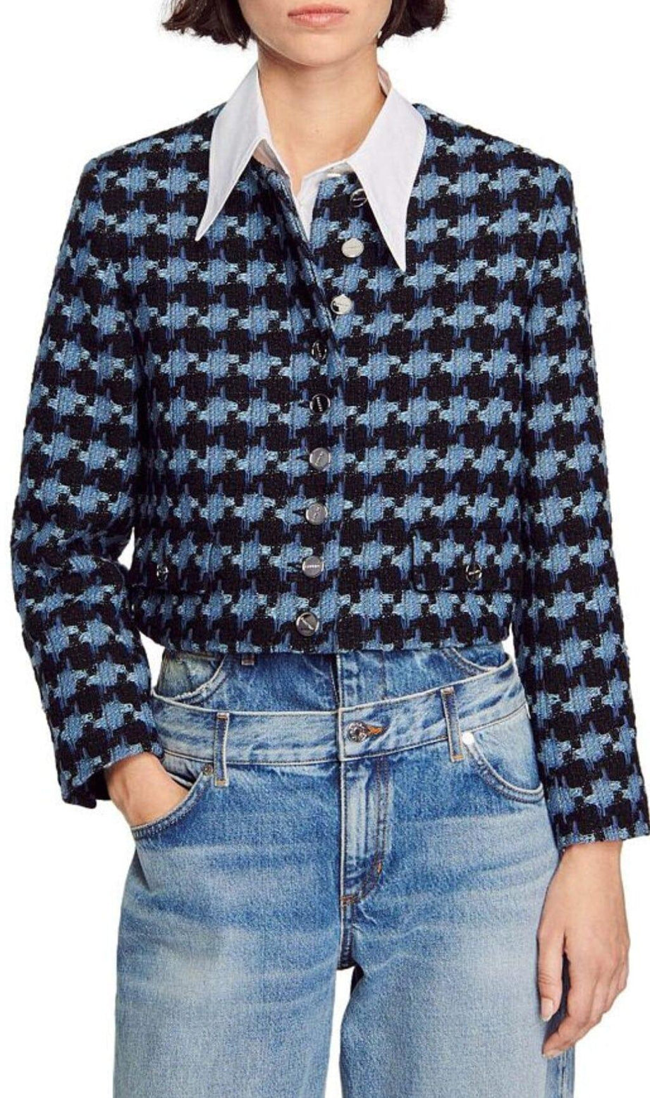 KURZE JACKE AUS BOULOGNE-TWEED 