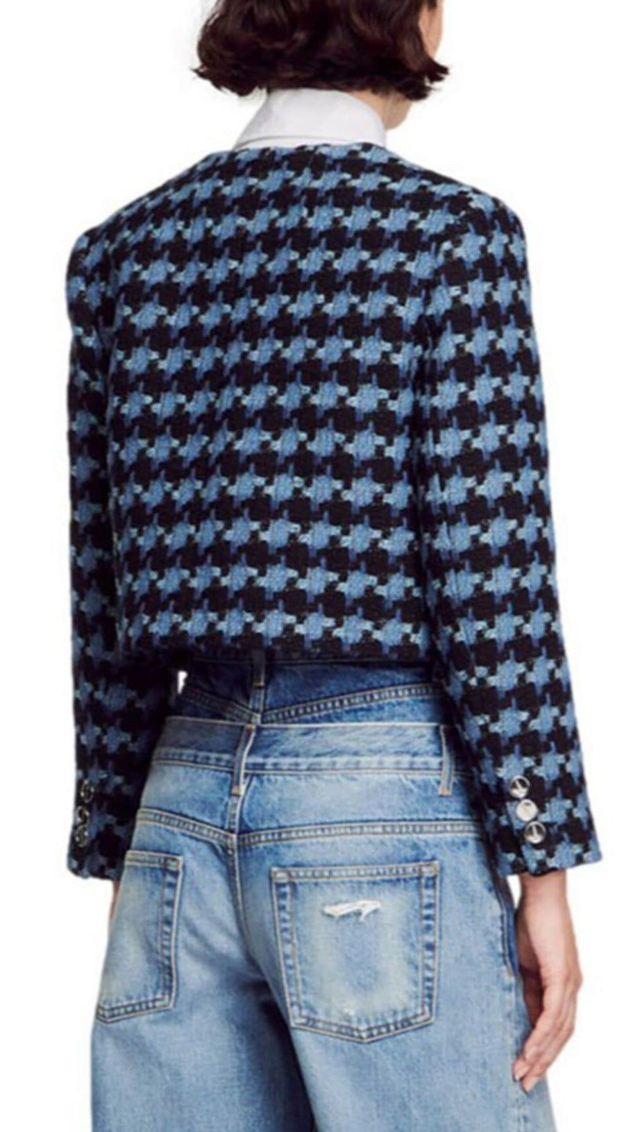 BOULOGNE TWEED CROPPED JACKET