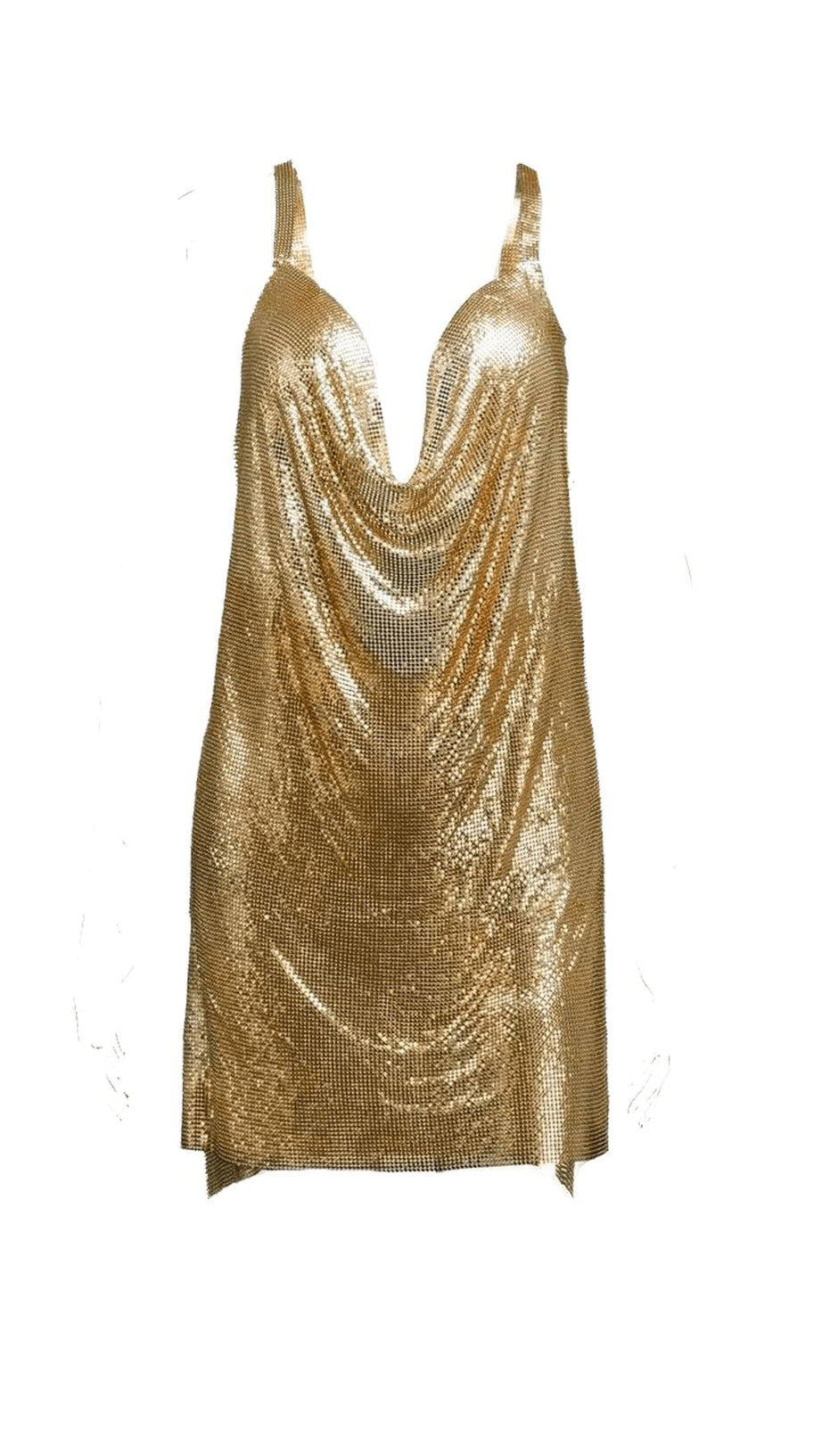 BRETT DIAMANT MESH MINI DRESS