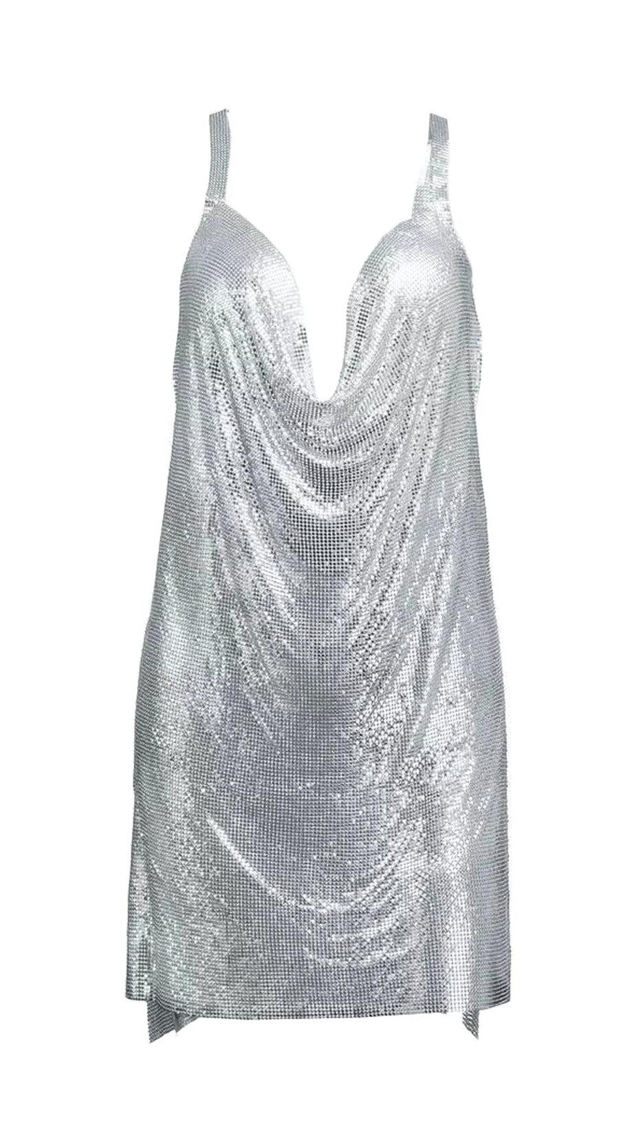 BRETT DIAMANT MESH MINI DRESS