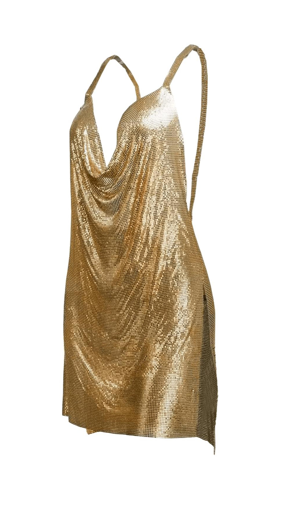 BRETT DIAMANT MESH MINI DRESS