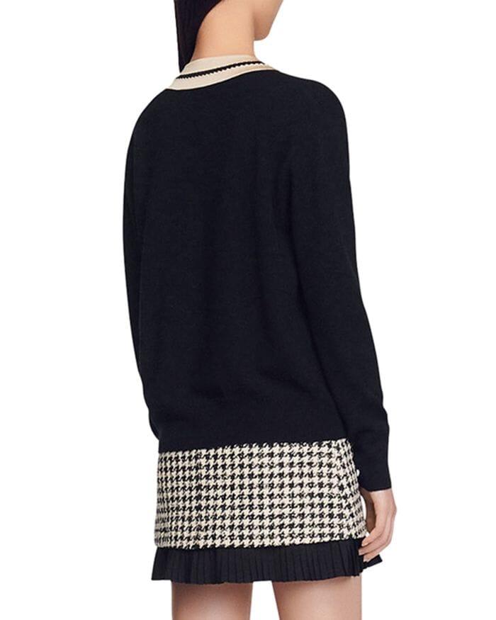 BRIDGET PULLOVER MIT V-AUSSCHNITT 