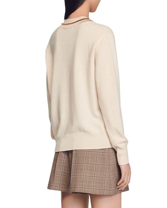 BRIDGET PULLOVER MIT V-AUSSCHNITT 