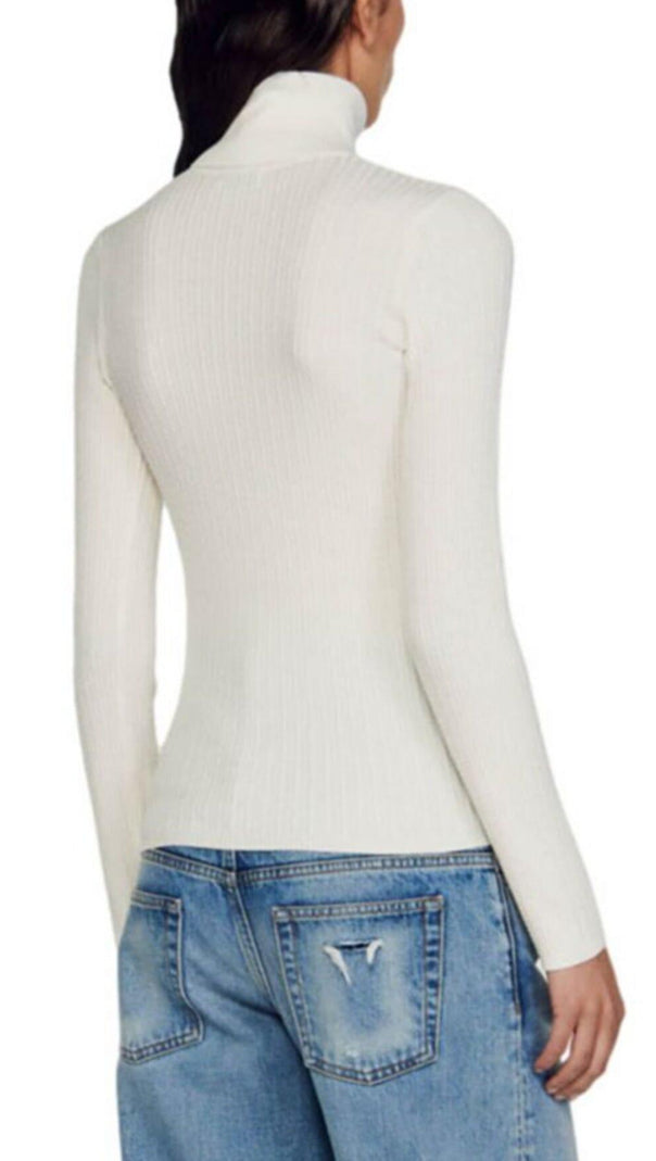 AIIZIE CABLE KNIT TURTLENECK SWEATER - product image