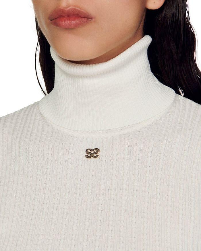AIIZIE CABLE KNIT TURTLENECK SWEATER - product image