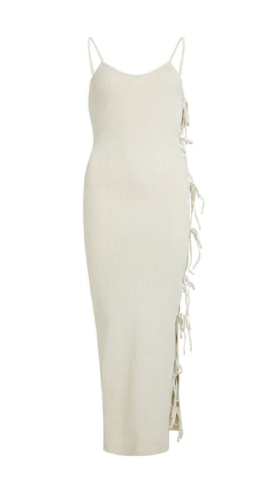 CITY OF ANGELS MIDI DRESS BONE