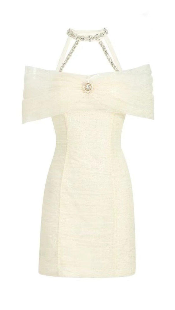 AIIZIE CRYSTAL SEQUIN STRAPLESS MINI DRESS - product image