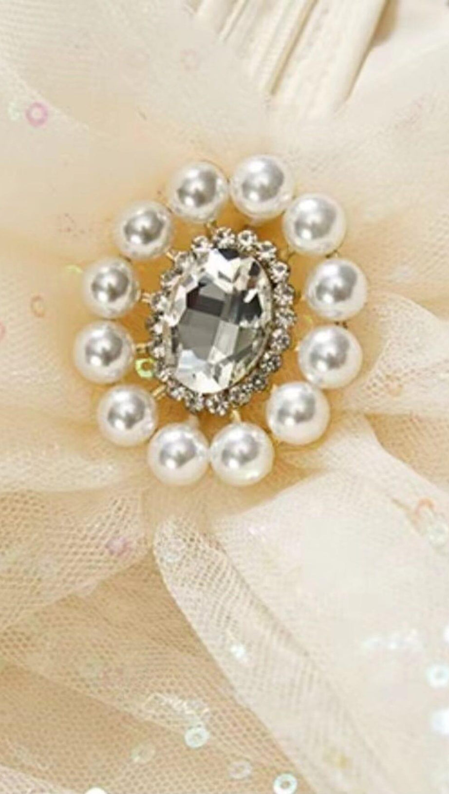 CRYSTAL SEQUIN STRAPLESS MINI DRESS