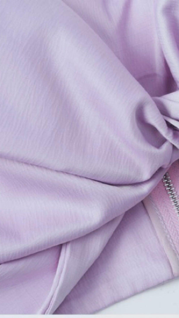 AIIZIE TIE STRAPPY TOP IN PURPLE - product image