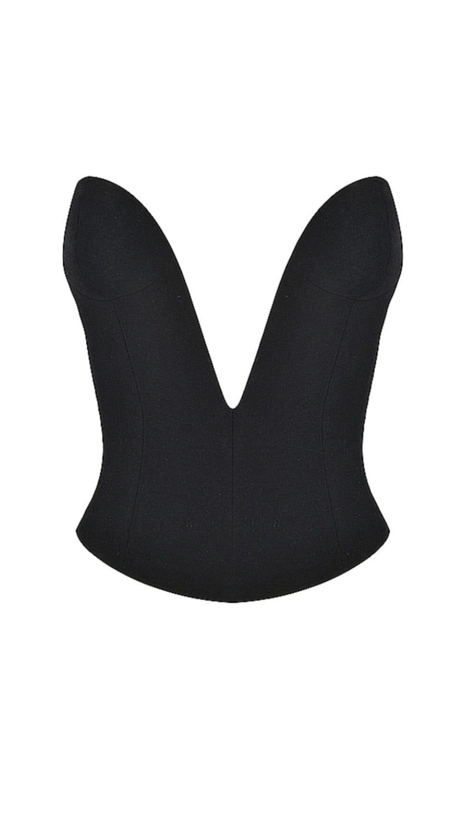 BLACK PLUNGE CORSET