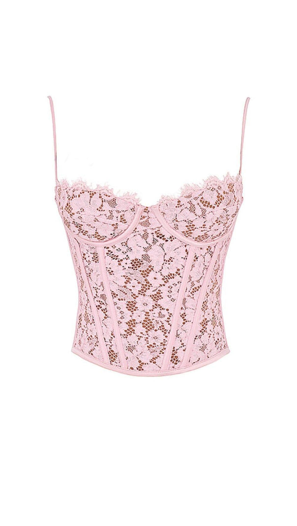 AIIZIE ROSE LACE UNDERWIRED CORSET - product image
