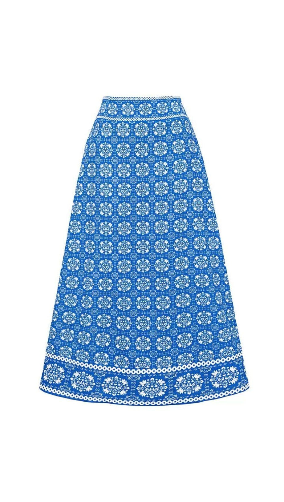 Einteiliger Badeanzug und Rock mit 3D-Blumen-Print und einer Schulter