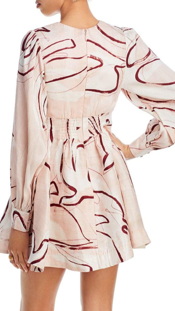 AIIZIE AMELIA PLEATED MINI DRESS - product image